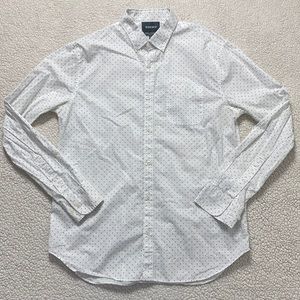 Bonobos White Polka Dot Dress Shirt